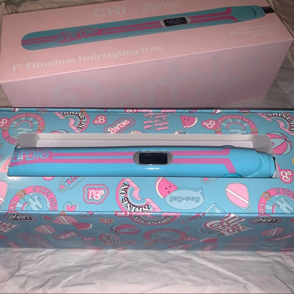 CHI X Barbie 1” titanium hairstyling iron - Picture 6 of 7